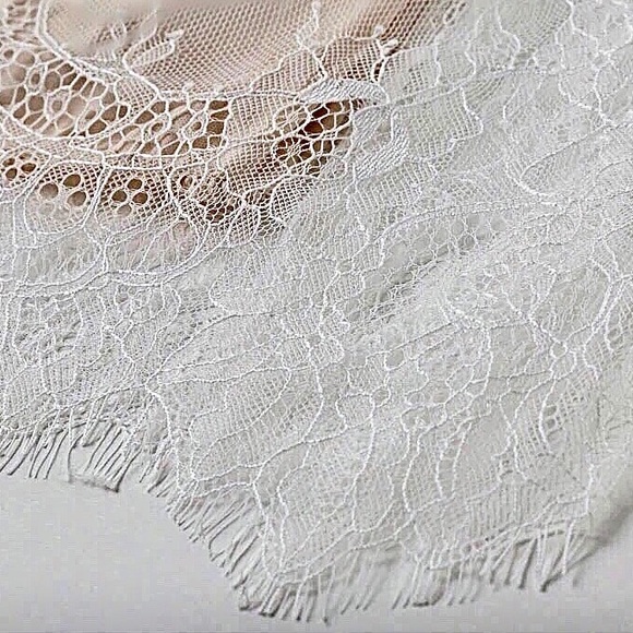 Ivylash White & Beige Embroidered Lace Maxi Dress - Picture 7 of 13